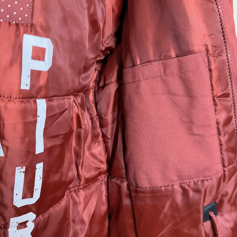 Alpha Industries Altitude Parka Jacket Red sz XS women’s - Picture 12 of 12